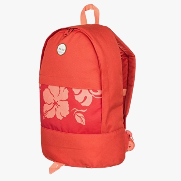 Roxy Junior Anchor Point Printed Backpack in Fiery Orange Tropical Border ??‍♀️? main image 6